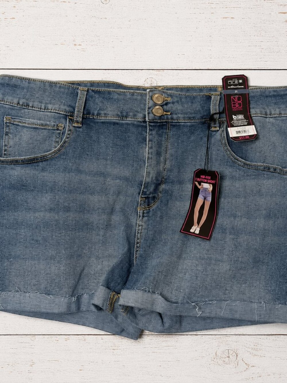 No Boundaries NWT Women's Stretch Shorts Plus Size Juniors 21
